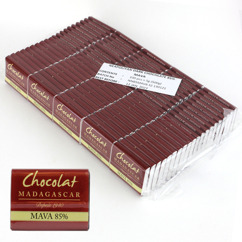 ショコラマダガスカル ミニタブレット ダーク85% DOMAINE MAVA マヴァ農園 100枚入