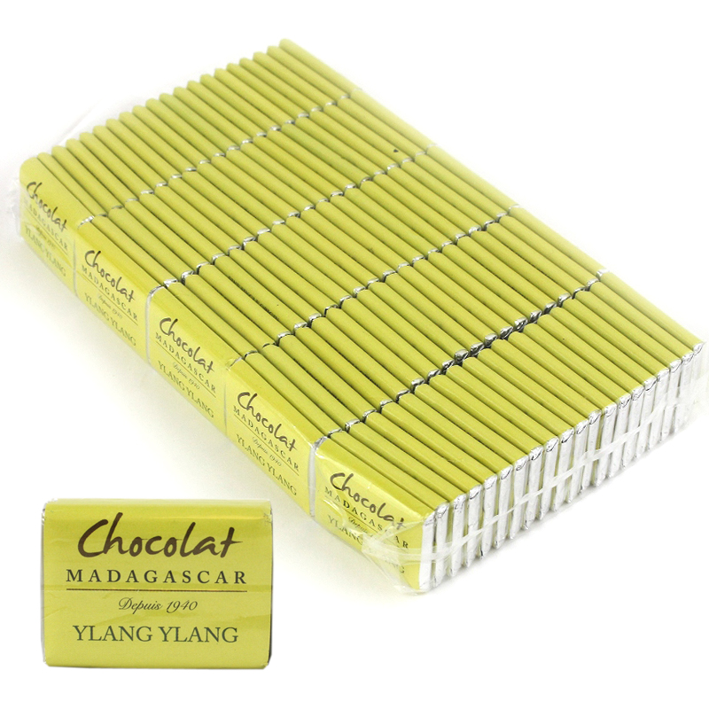ショコラマダガスカル ミニタブレット ホワイトゴールド45% イランイラン 100枚入