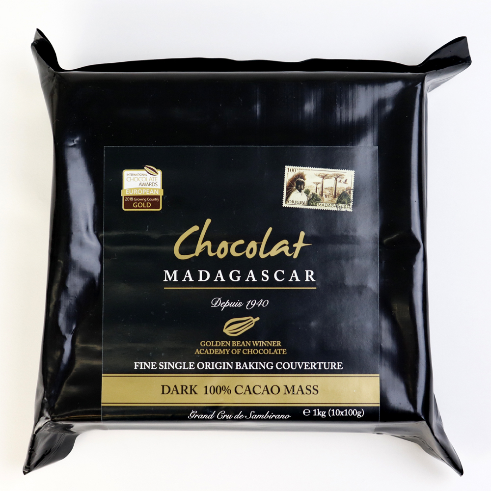 ショコラマダガスカル クーベルチュール ダーク100% 1KG