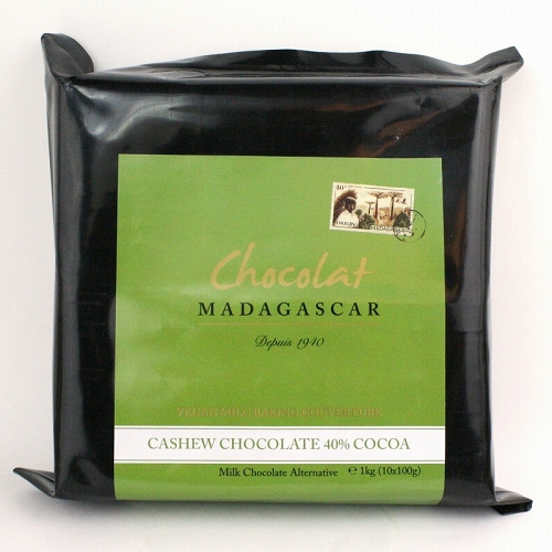 ショコラマダガスカル　クーベルチュール　ヴィーガンカシューミルク40%  1KG