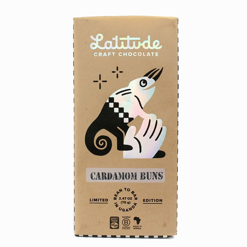 ラティテュードクラフトチョコレート ミルク45% クッキー&カルダモン