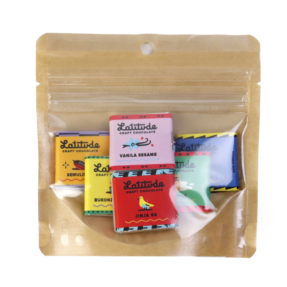 ラティテュードクラフトチョコレート ミニタブレットセット7種7枚