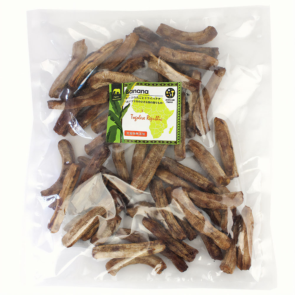 トーゴの丸ごとドライバナナ 500G 小型便対応
