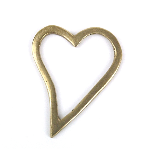 ブロンズキーホルダー チャーム ハート