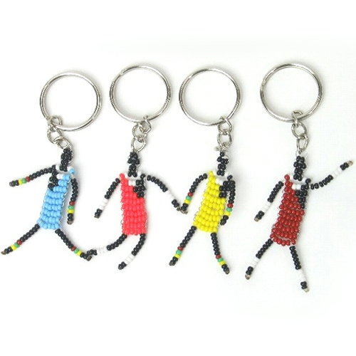 【SALE】マサイビーズ人形 キーホルダー @1200→960円