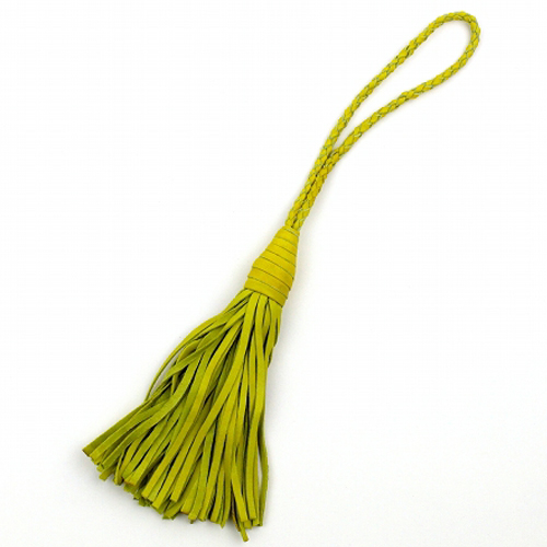 革タッセル 黄