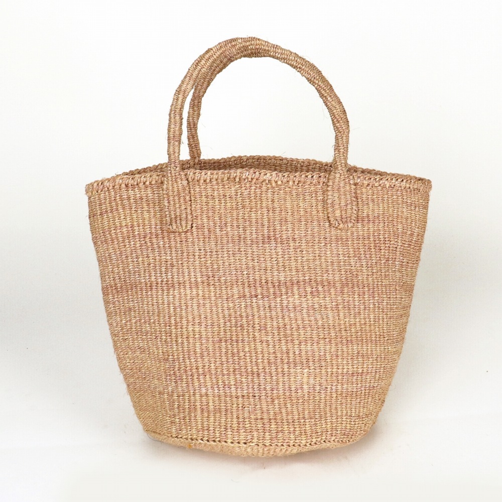 ブーゲンビリア染めサイザルバッグ9インチ