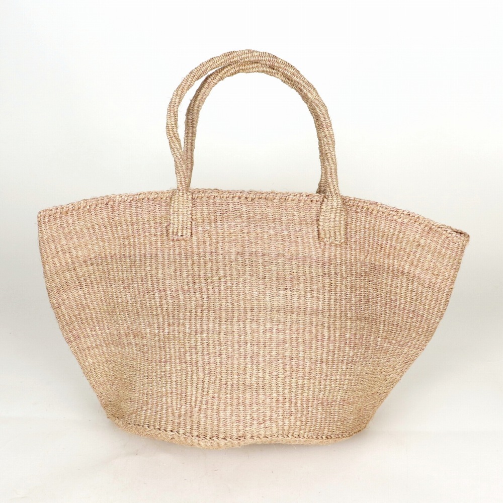 ブーゲンビリア染めサイザルバッグ12インチ