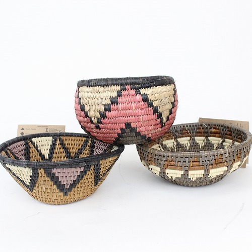 ズールー平底ボウルかご MS