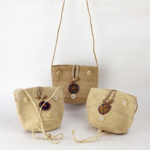 バオバブ生成ポシェット　マサイペンダント 6X6　