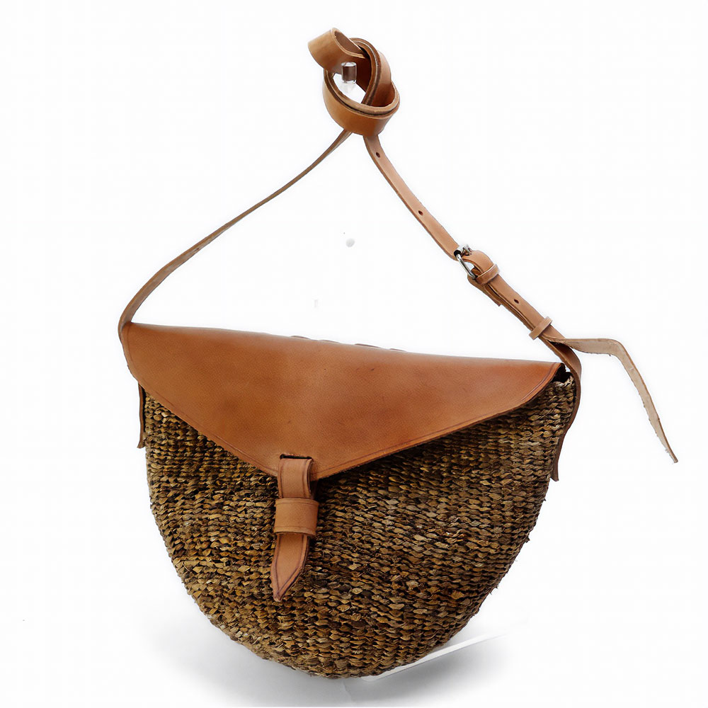 バナナバッグ 1ストラップ革フラップ