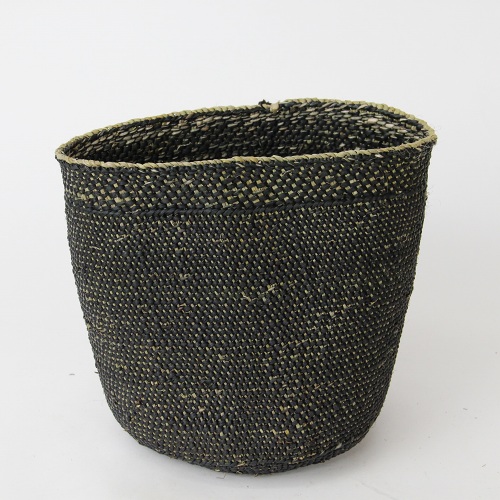 イリンガバスケット S 黒無地 SB