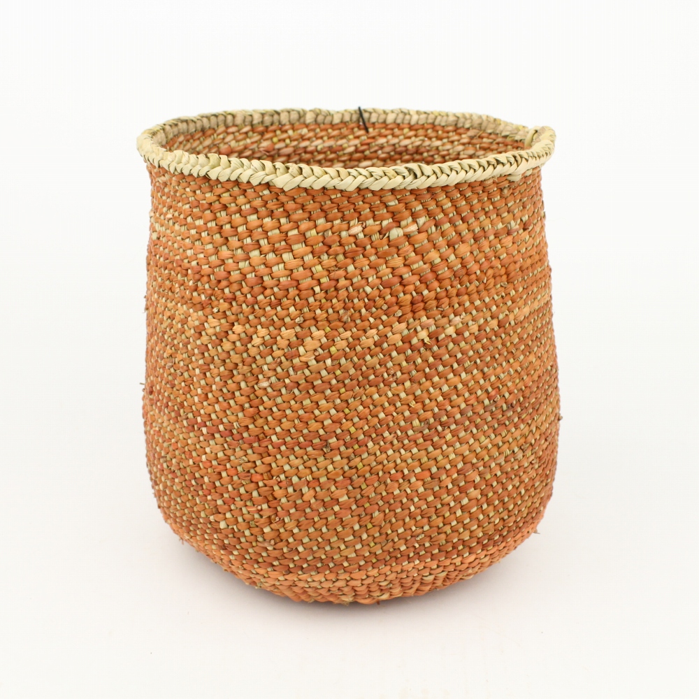イリンガバスケット S オレンジ無地 径10-19CM