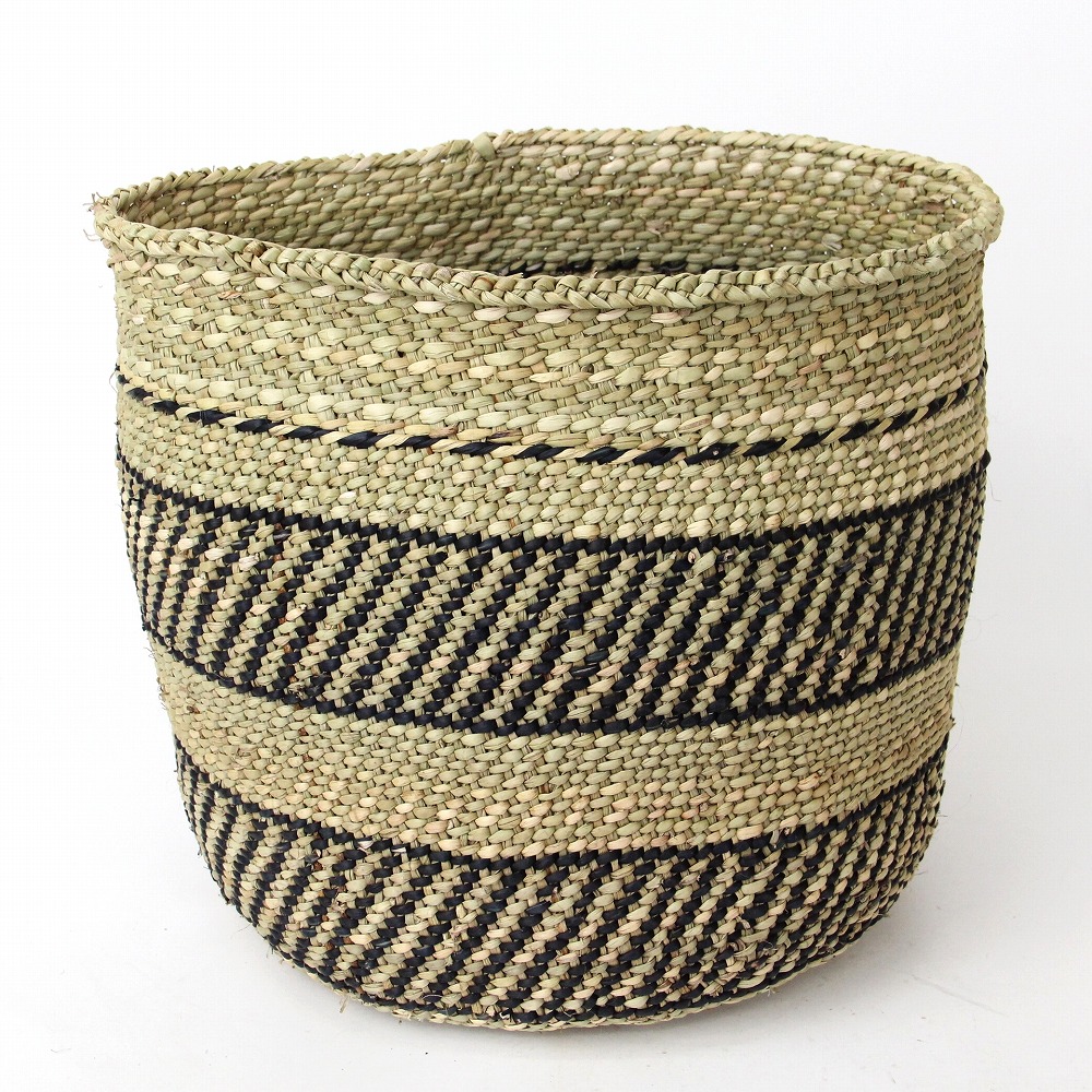 イリンガバスケット M 黒柄 MB MD