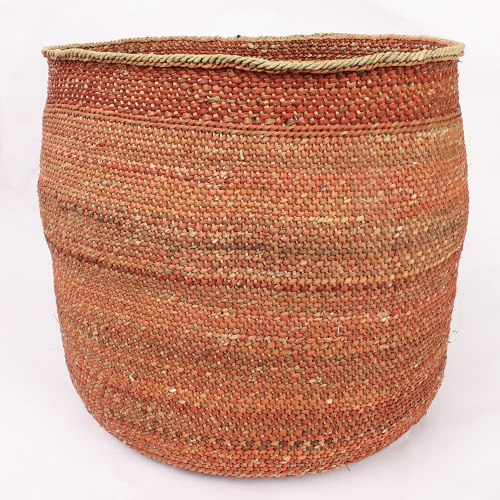 イリンガバスケット L オレンジ無地