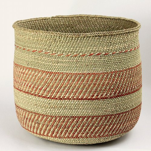 イリンガバスケット L オレンジ柄 LB