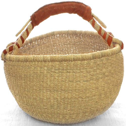 ブルキナバスケット L 径35-40cm 無地