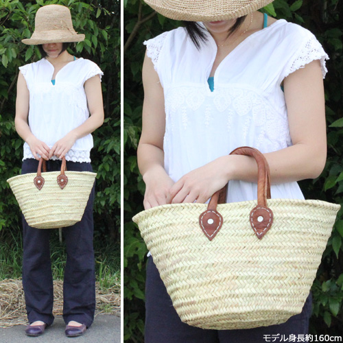 タザドームかご革取手 S 薄茶