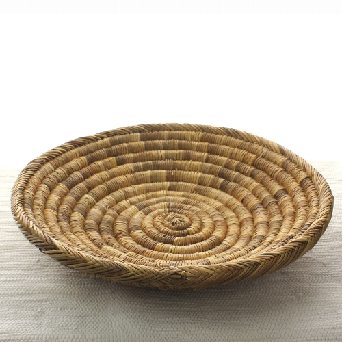 モロッコバスケット 皿 L 無地