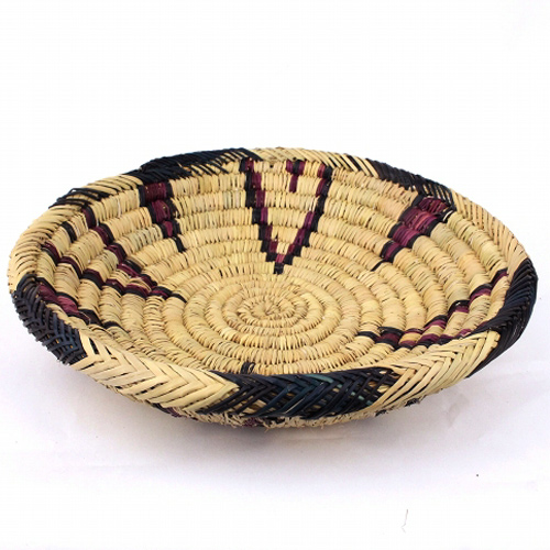 モロッコバスケット 皿 L 柄