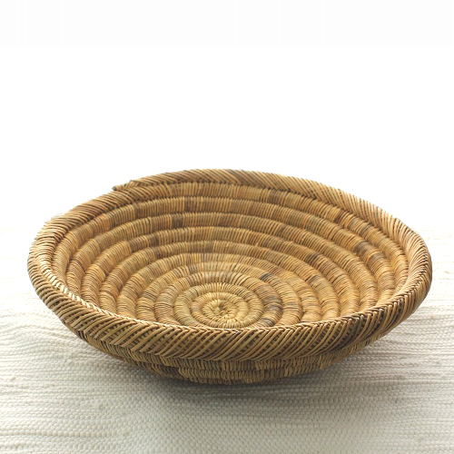 モロッコバスケット 皿 M 無地