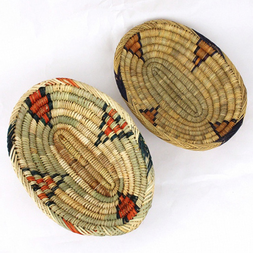 モロッコバスケット 楕円皿 M 柄