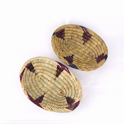 モロッコバスケット 楕円皿 S 柄