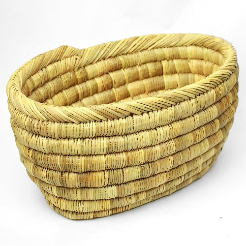 モロッコバスケット 楕円ボウル L 無地