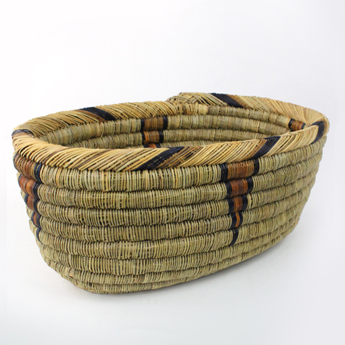 モロッコバスケット 楕円ボウル M 柄