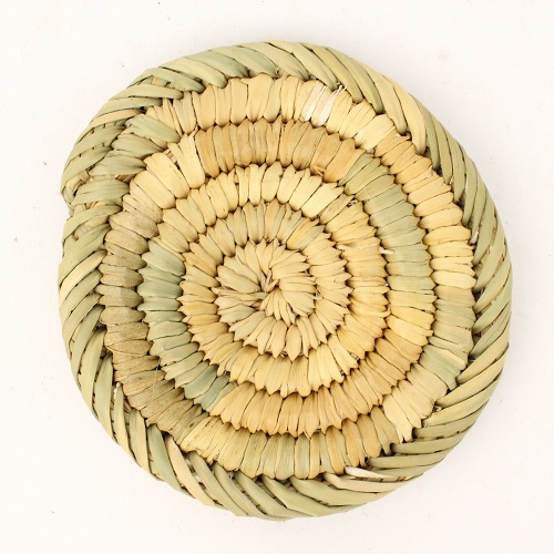 モロッコバスケット鍋敷き 径12-14 無地