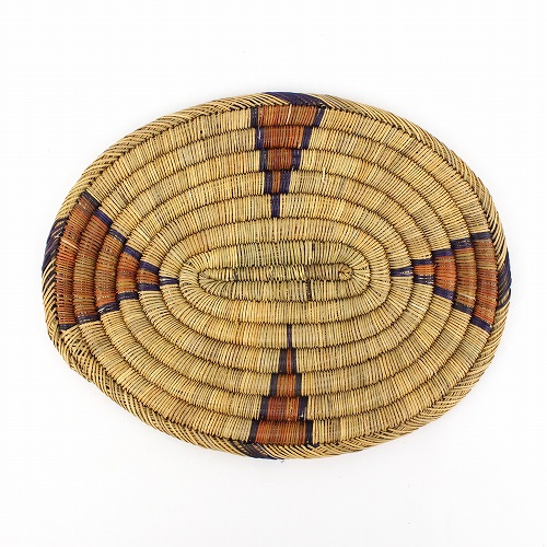 モロッコバスケット 楕円 ランチョンマット 大 柄