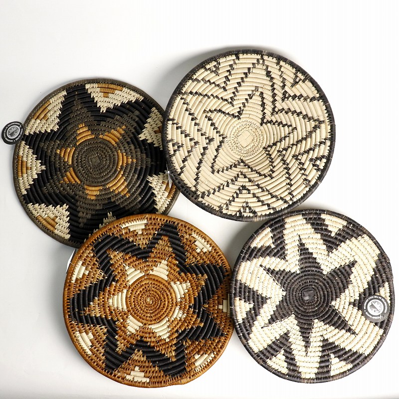 ズールーバスケット平底ボウル MBENGE WYXZX 30_35 色柄アソート