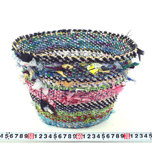 ボルガバスケット リサイクルビニールxマルチクロスmix ボウル形