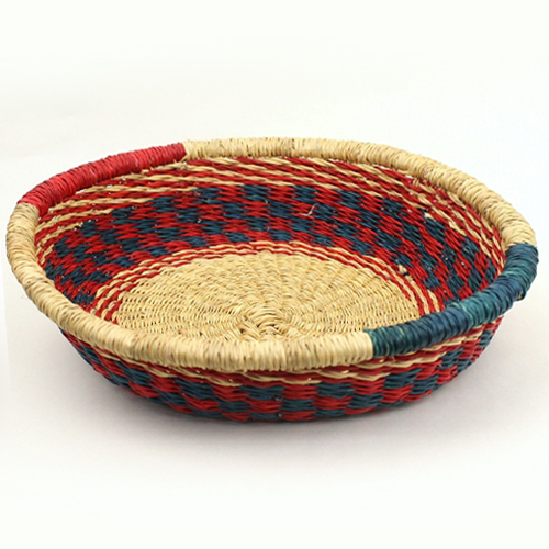 ボルガ平皿 大 赤