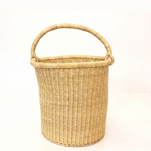 ボルガバケツ型カゴ 小 ナチュラル
