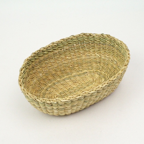 ブルキナバスケット 楕円皿 小 無地