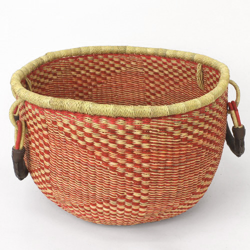 ボルガ伝統カゴ フラッグ 大 赤