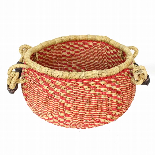 ボルガ伝統かご フラッグ 小 赤
