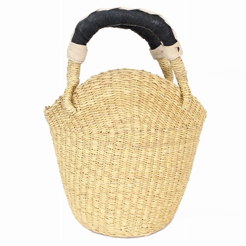 ボルガミニバスケット丸底 貝フォルム ナチュラル