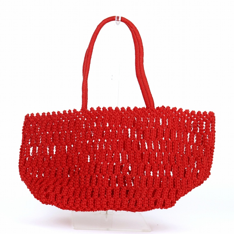 ナイロンバッグ 赤