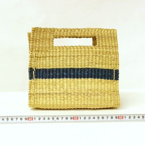 ボルガ三角型バスケット ナチュラル紺 20SS一点 @13000→10400円