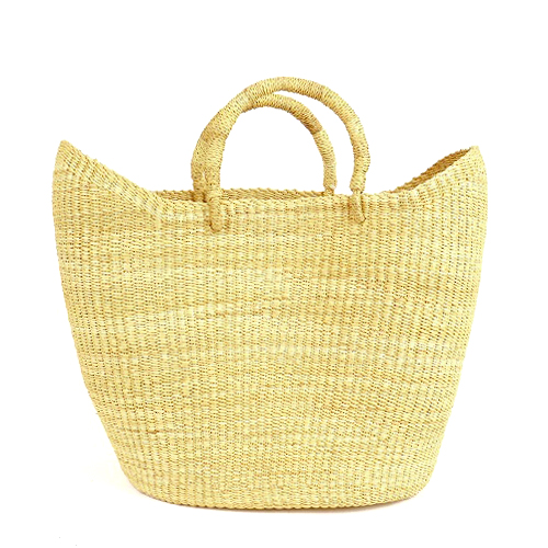 ボルガバスケット 楕円底 ニケシンプル ナチュラル