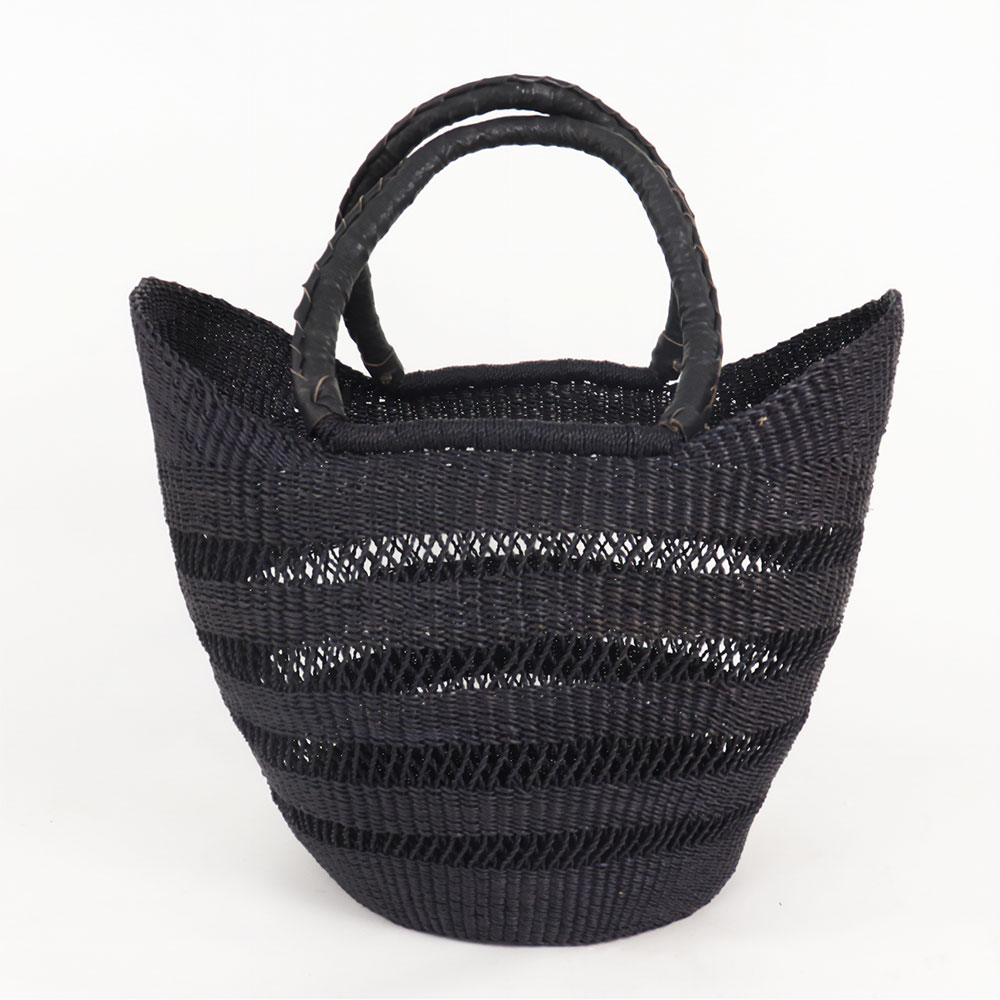 ニアリガバスケット ニケフォルム 4本透かし 大 黒