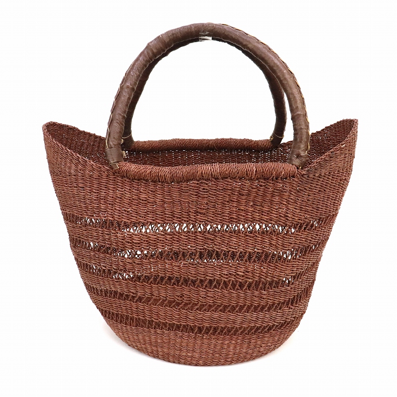 ニアリガバスケット ニケフォルム 4本透かし 大 茶