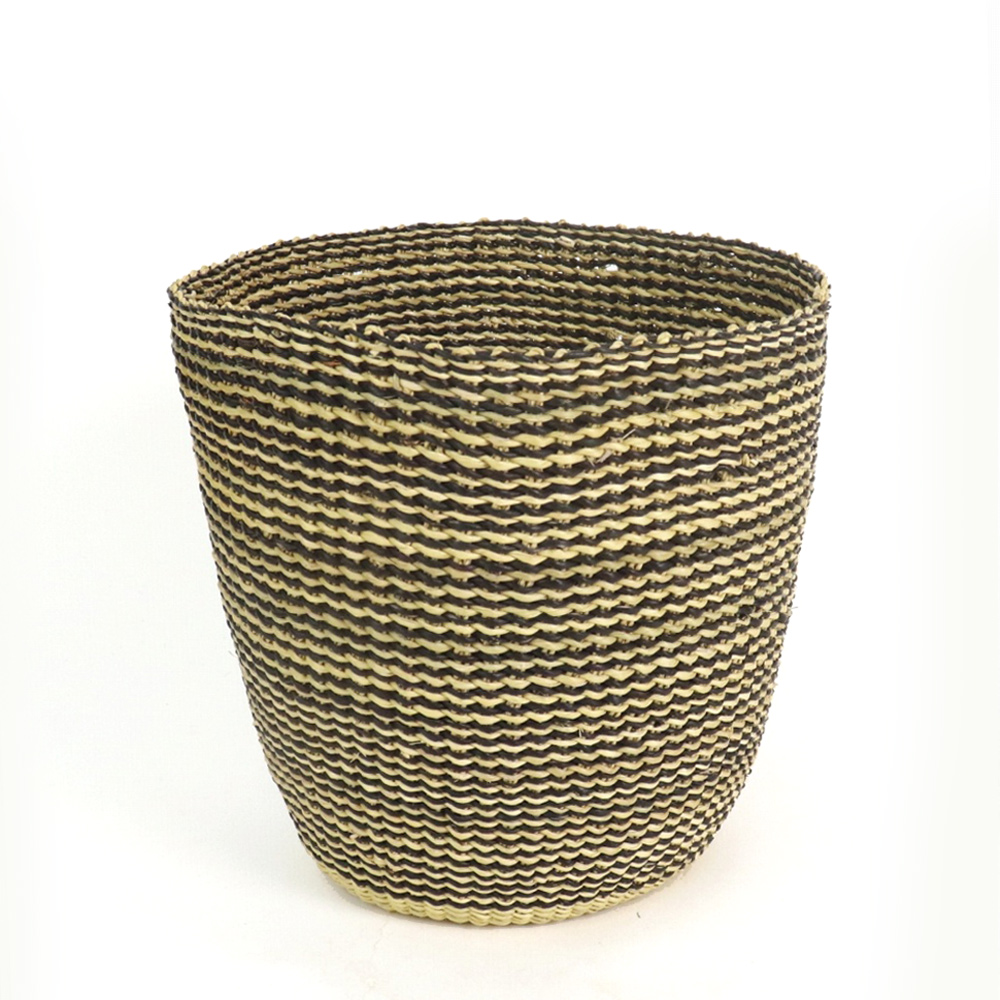 ボルガバスケット 鉢カバー ナチュラル黒