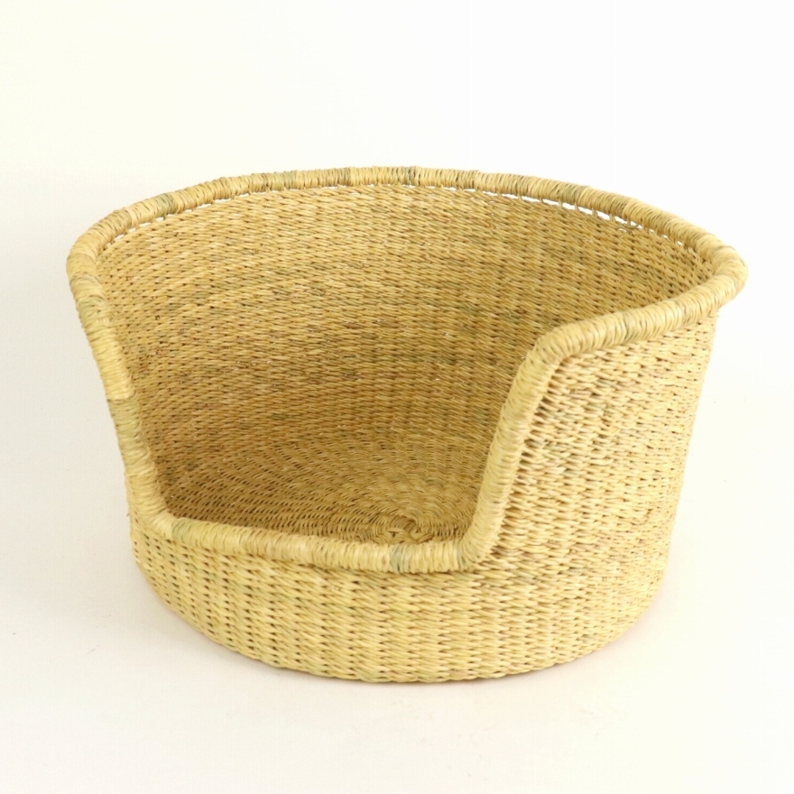 ボルガバスケット 丸底 猫かご ナチュラル
