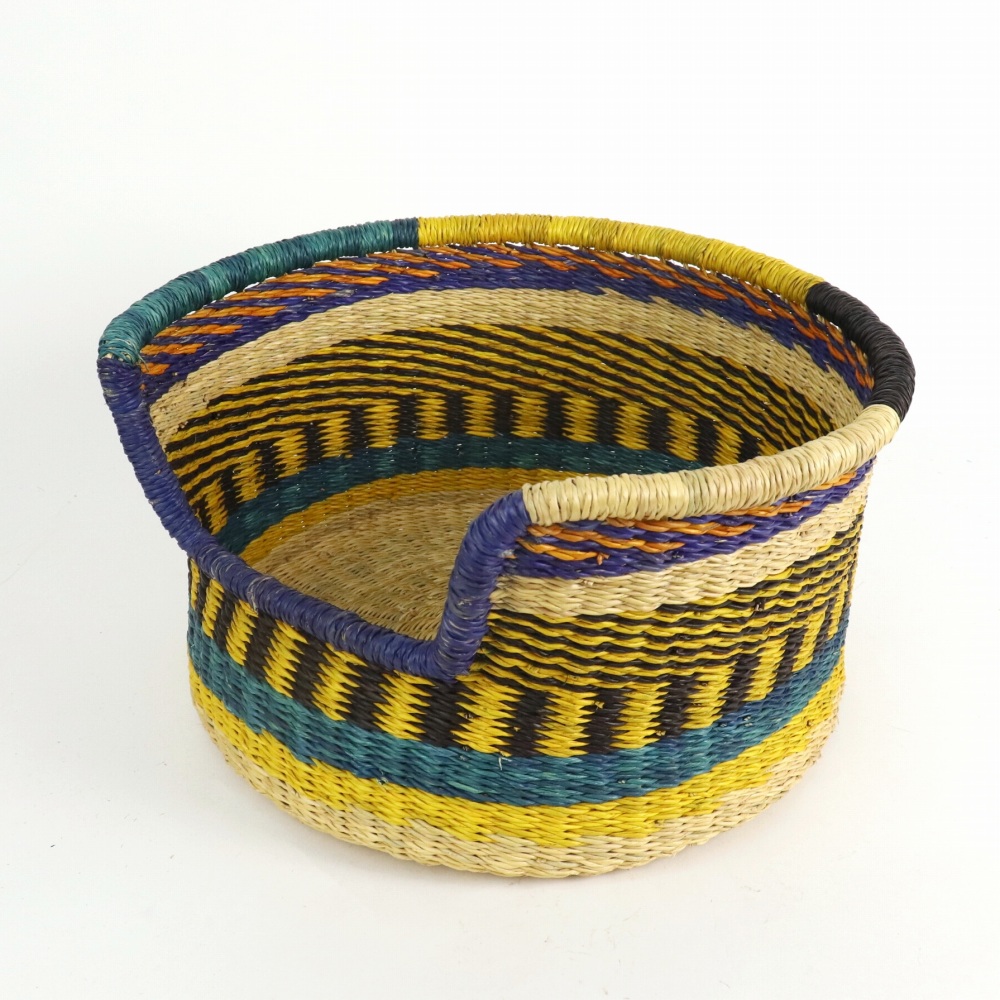 ボルガバスケット 丸底 猫かご マルチカラー