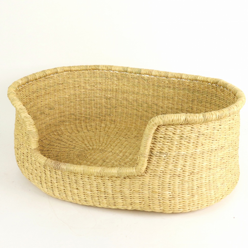 ボルガバスケット 楕円底 犬かご  大 ナチュラル