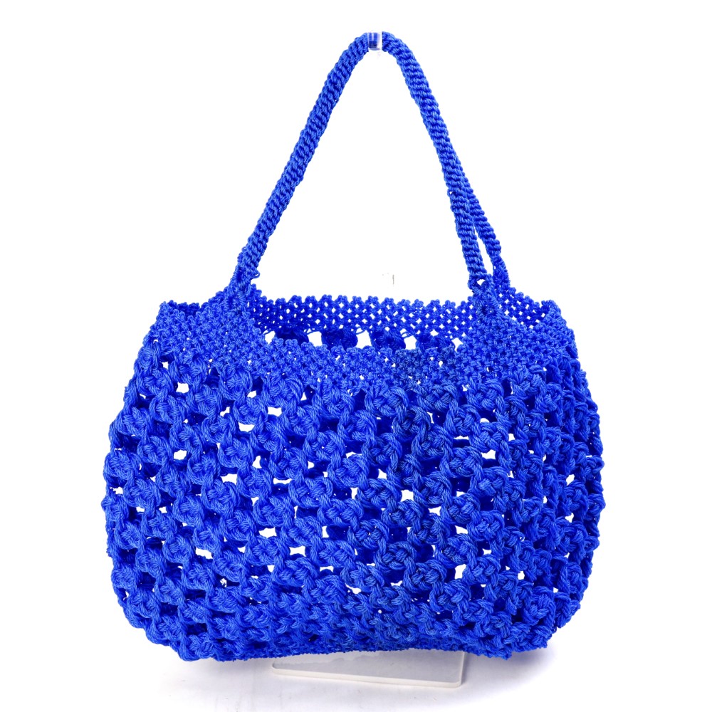 ナイロンバッグ ぼっこり 青