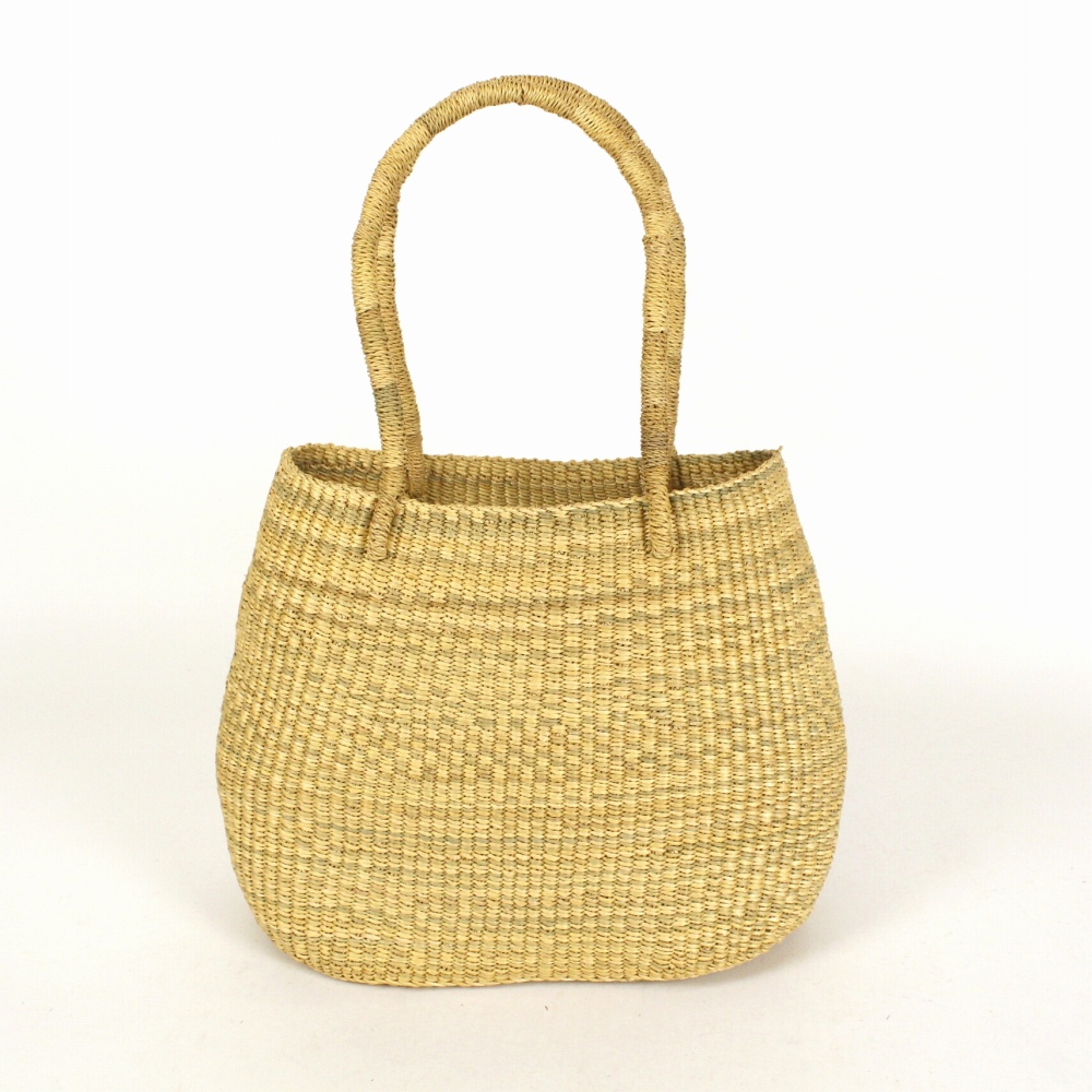 ニャリガバスケット 楕円底 ナチュラル 24SS一点物 @18000→14400